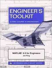 Tapa de Matlab 4.0 for Engineers