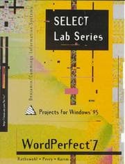 Tapa de Wordperfect 7 Projects for Windows 95