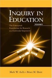 Tapa de Inquiry in Education Vol. 1