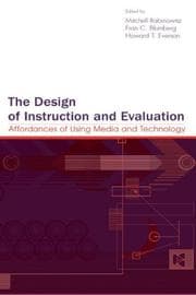 Tapa de The design of instruction and evaluation