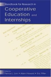 Tapa de Handbook for research in cooperative education and internships