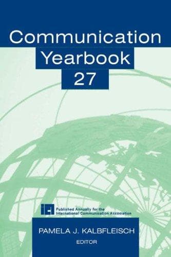 Tapa de Communication Yearbook 27 (Communication Yearbook)