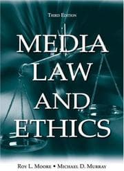 Tapa de Media law and ethics