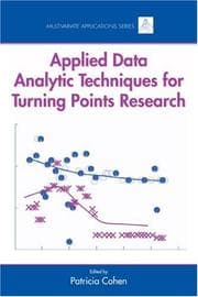 Tapa de Applied Data Analytic Technique for Turning Points Research (Multivariate Applications)