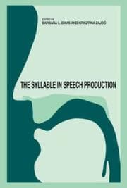 Tapa de The syllable in speech production