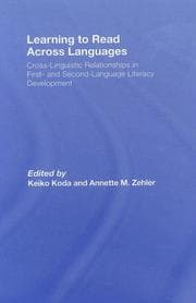 Tapa de Learning to Read Across Languages