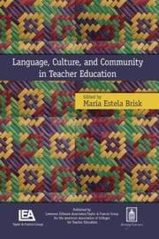 Tapa de Language, culture, and community in teacher education