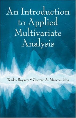 Tapa de Introduction to applied multivariate analysis