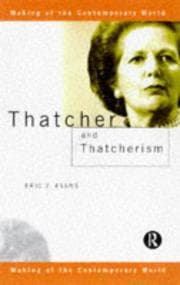 Tapa de Thatcher and Thatcherism