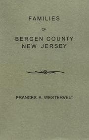 Tapa de Families of Bergen County, New Jersey