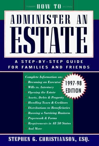 Tapa de How to Administer an Estate