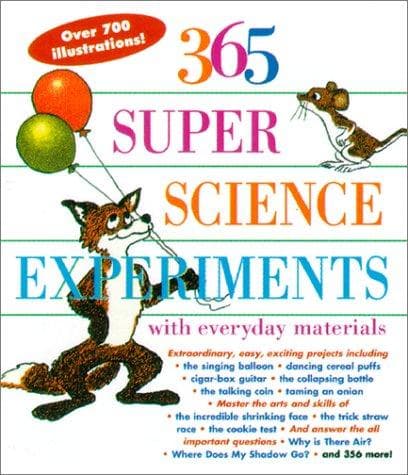Tapa de 365 super science experiments with everyday materials