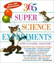 Tapa de 365 super science experiments with everyday materials
