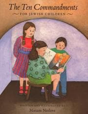 Tapa de The Ten Commandments for Jewish Children