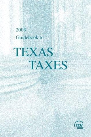Tapa de Guidebook to Texas Taxes, 2003
