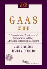 Tapa de GAAS Guide 2008 (with CD-ROM) (Miller Gaas Guide)