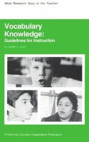 Tapa de Vocabulary knowledge
