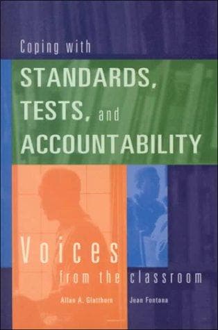 Tapa de Coping with standards, tests, and accountability