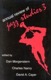 Tapa de Annual Review of Jazz Studies 3