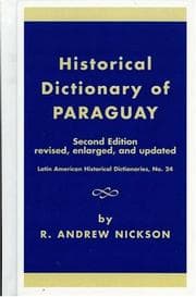Tapa de Historical dictionary of Paraguay