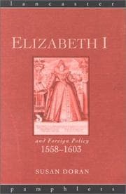 Tapa de Elizabeth I and Foreign Policy, 1558-1603 (Lancaster Pamphlets)