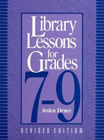Tapa de Library Lessons for Grades 7-9