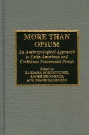 Tapa de More than opium
