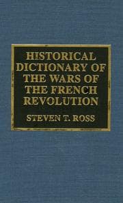 Tapa de Historical Dictionary of the Wars of the French Revolution