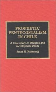 Tapa de Prophetic Pentecostalism in Chile