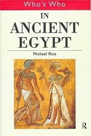 Tapa de Who's Who in Ancient Egypt (Who's Who) (Who's Who)
