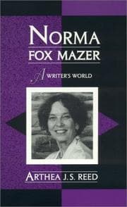 Tapa de Norma Fox Mazer