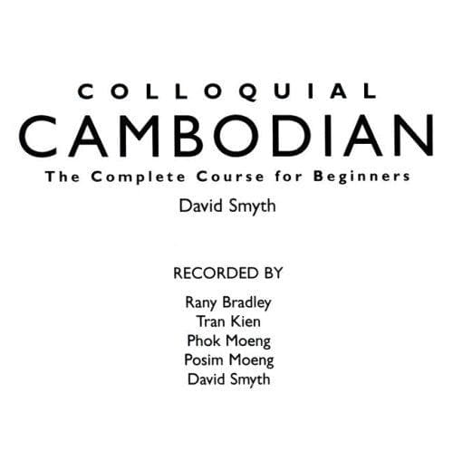 Tapa de Colloquial Cambodian