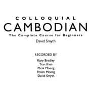 Tapa de Colloquial Cambodian