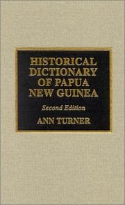 Tapa de Historical Dictionary of Papua New Guinea (Historical Dictionaries of Asia, Oceania, and the Middle East)