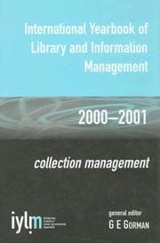 Tapa de International Yearbook of Library and Information Management 2000-1