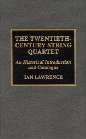 Tapa de The twentieth-century string quartet