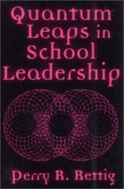 Tapa de Quantum Leaps in School Leadership
