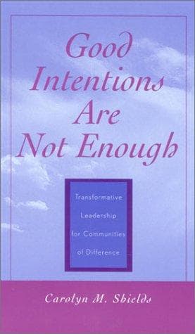 Tapa de Good Intentions Are Not Enough
