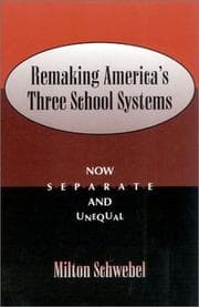 Tapa de Remaking America's Three School Systems
