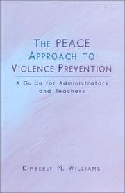 Tapa de The PEACE approach to violence prevention