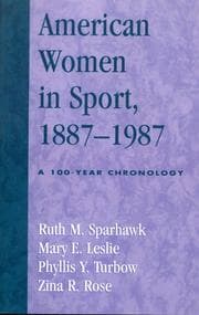 Tapa de American Women in Sport, 1887-1987