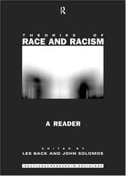 Tapa de Theories of Race and Racism
