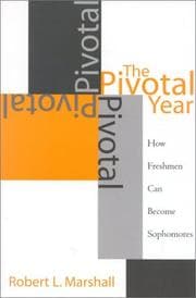 Tapa de The pivotal year