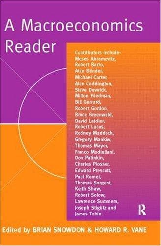 Tapa de A Macroeconomics Reader