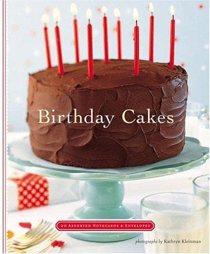 Tapa de Birthday Cakes Notecards (Deluxe Notecards)