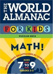 Tapa de The World Almanac Puzzler Deck for Kids: Math: Ages 7-9: Math