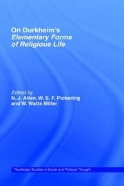 Tapa de On Durkheim's Elementary forms of religious life