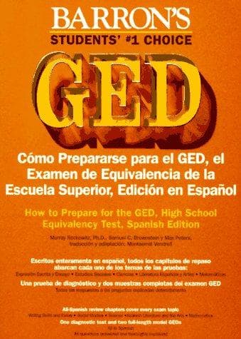 Tapa de Barron's GED