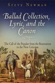 Tapa de Ballad collection, lyric, and the canon
