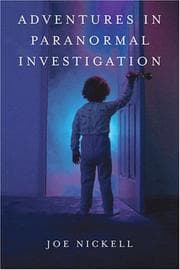 Tapa de Adventures in paranormal investigation